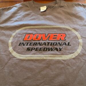 Anvil light charcoal diver international speedway shirt, xl. Vintage